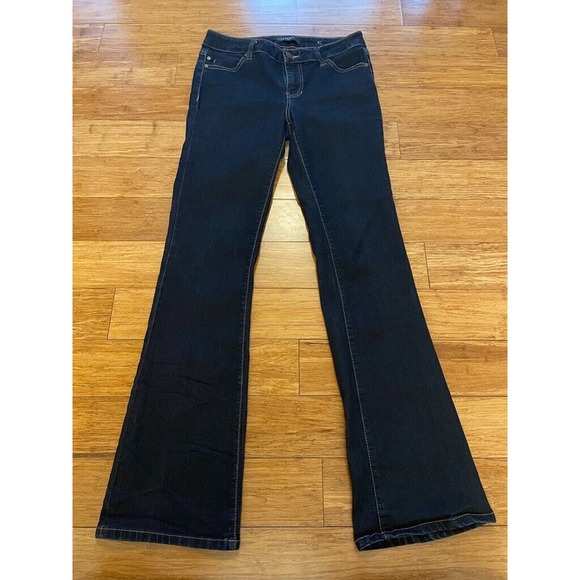 EUC Liverpool Lucy Bootcut Jeans Dark Wash Denim Women’s Size 4‎ Flare Trendy - Picture 1 of 7
